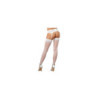 Bas nylon blancs coutures pour jarretelles 